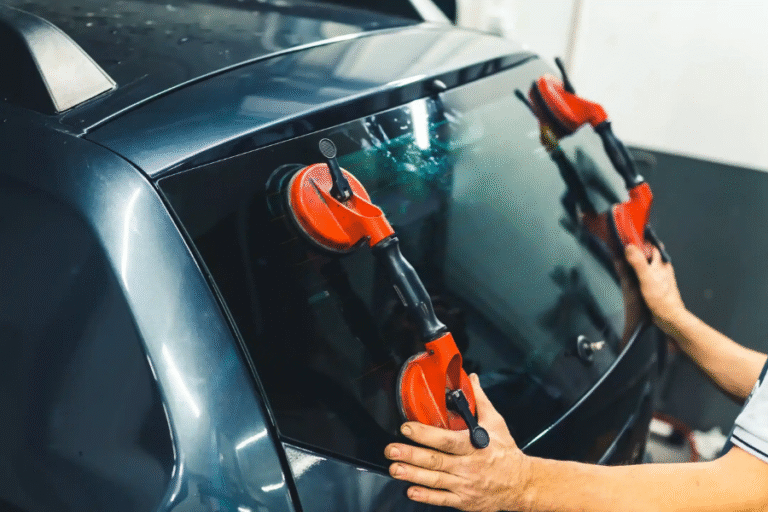 Remplacement de lunette arrière automobile