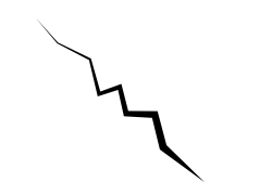 Pare-brise fissuré avant remplacement complet